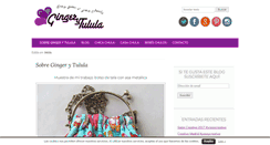 Desktop Screenshot of gingerytulula.com
